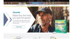 Desktop Screenshot of nicorette.com