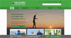 Desktop Screenshot of nicorette.ie