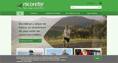 Desktop Screenshot of nicorette.es