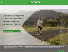 Tablet Screenshot of nicorette.es