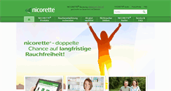 Desktop Screenshot of nicorette.de