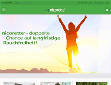 Tablet Screenshot of nicorette.de