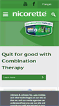 Mobile Screenshot of nicorette.ca